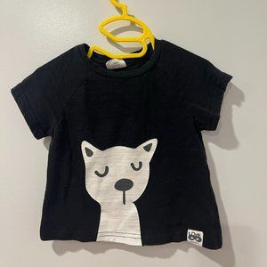 Petit Mol Cute Animal Print Short-sleeves Tee Shirt 18M